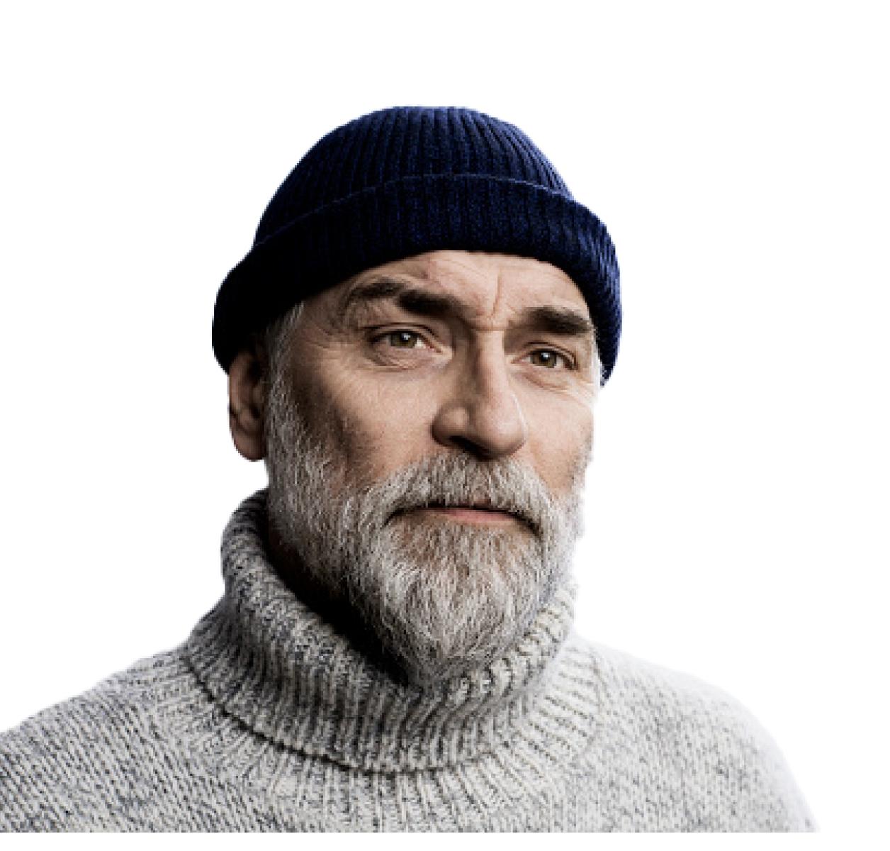 Man wearing beanie