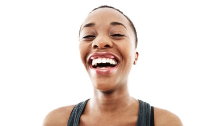 Laughing woman