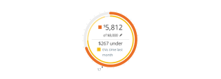 budget tool showing spending